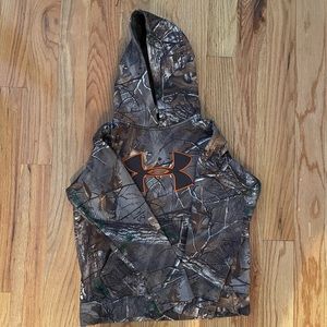 Under Armour size youth medium camouflage hoodie.
